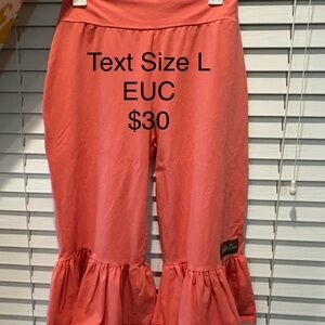 Matilda Jane Pink Ruffle Hem Leggings